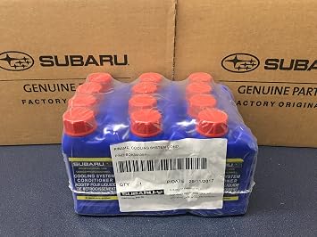 Subaru Cooling System Conditioner Coolant 12 Pack Case - SOA635071 - Genuine OEM