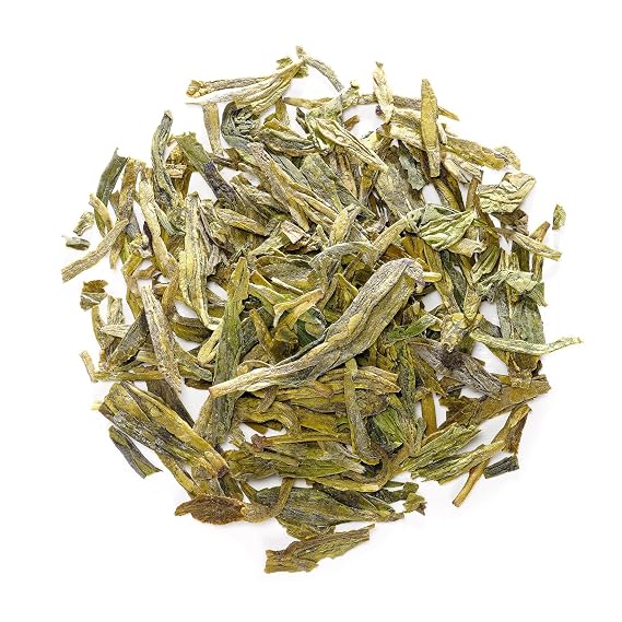 Longjing Dragon Well Green Tea Chinese Whole Leaf - Smooth Mellow Cup