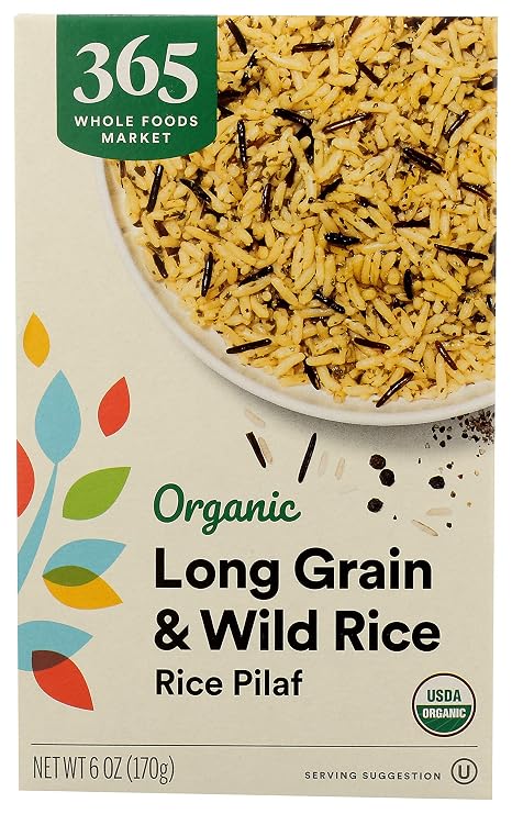 365 by Whole Foods Market, Organic Long Grain & Wild Rice Pilaf, 6 Ounce