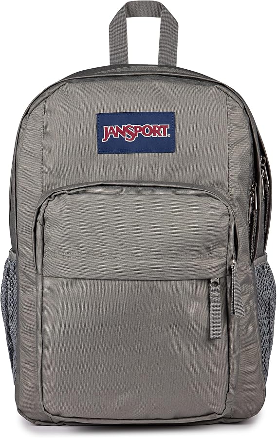 JANSPORT Big Day Pack Large Backpack 15 Inch Laptop Compartment 43.5 x 19 x 32.5 cm Graphite Grey Grey