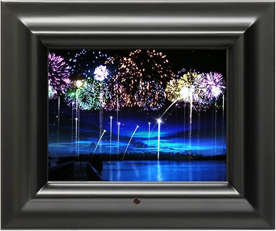 8-Inch Digital Picture Frame Includes MatteMagic, ElementEffects, and MovingMemories (Black)