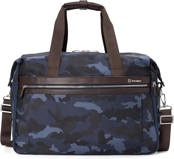 Travelpro Platinum Elite Carry-On Luggage Duffel Bag, Navy, 19-Inch