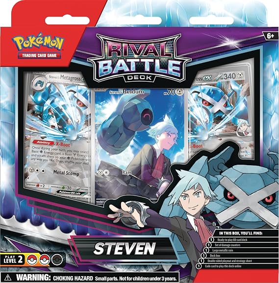 Pokemon TCG: Rival Battle Deck Steven (60 Cards)