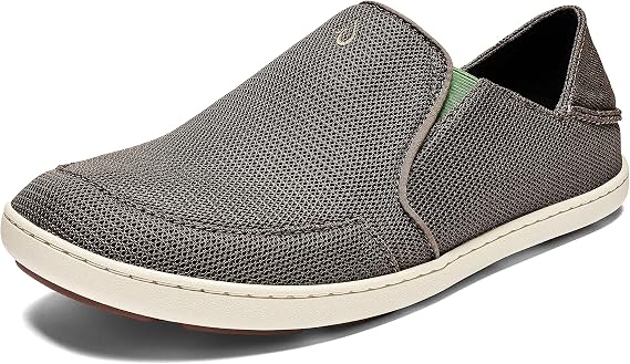 OluKai Nohea Mesh Men's Slip On Sneakers, Everyday Wear | Lightweight & Breathable Shoes for Everyday Wear, All-Weather & Enhanced Traction