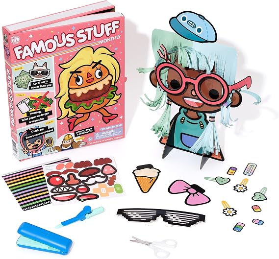 TOCA LIFE Hair Salon, DIY Activity Kit Mystery Box with Exclusive Collectible, Kids Toys & Games for Ages 6 and up