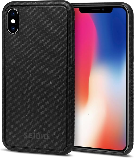 Seidio Cell Phone Cases for Apple iPhone X - Black
