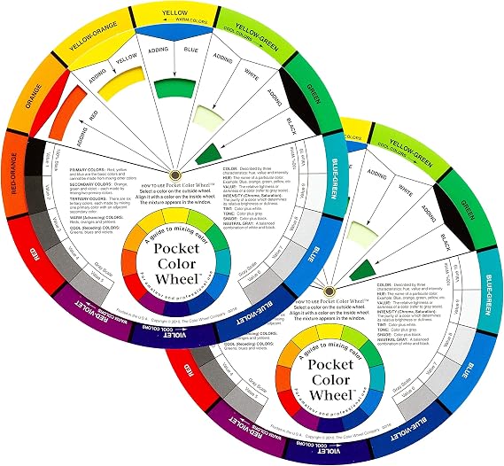Color Wheel Small Color Mixing Guide (3501)-2 Pack