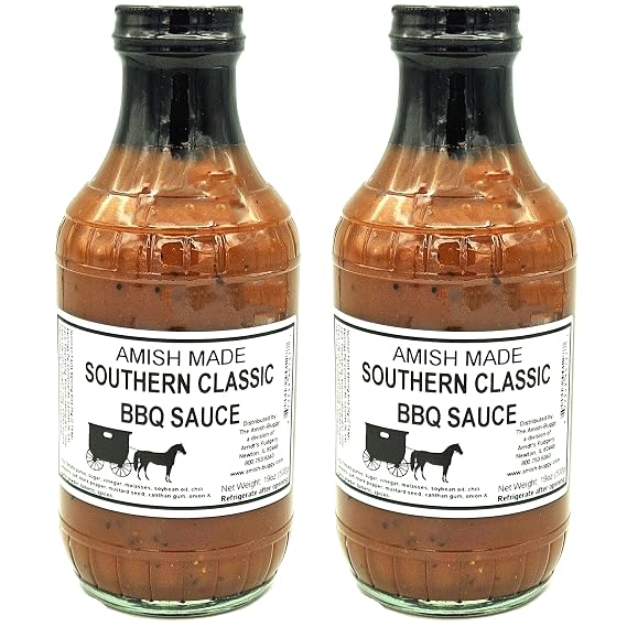 The Amish-Buggy Amish Made BBQ Sauce 16 oz. Jar 2pack (Southern Classic)