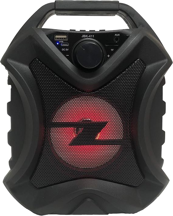 Bass Rockers JBK-411 FM Radio TF/USB MP3 Player Bluetooth Portable Hi-Fi Speaker - 12 Pack