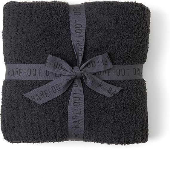 Barefoot Dreams CozyChic Throw, Carbon, 54"x72"