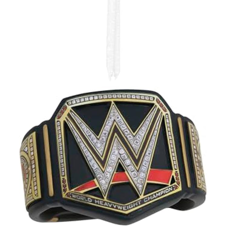 Hallmark WWE Championship Christmas Ornament