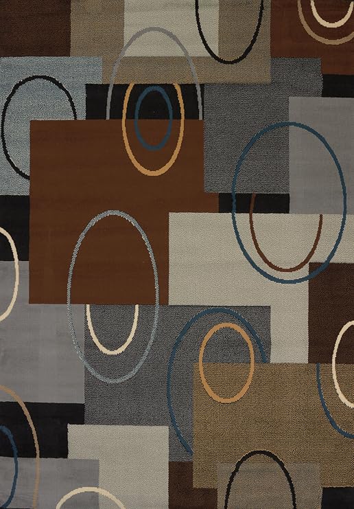 United Weavers of America Oshi Manhattan Rug Collection, 1' 11" by 7' 4", Multicolor (940 39950)